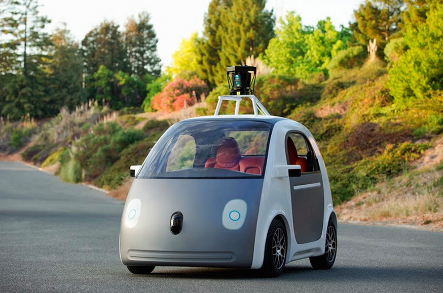 first google self driving car