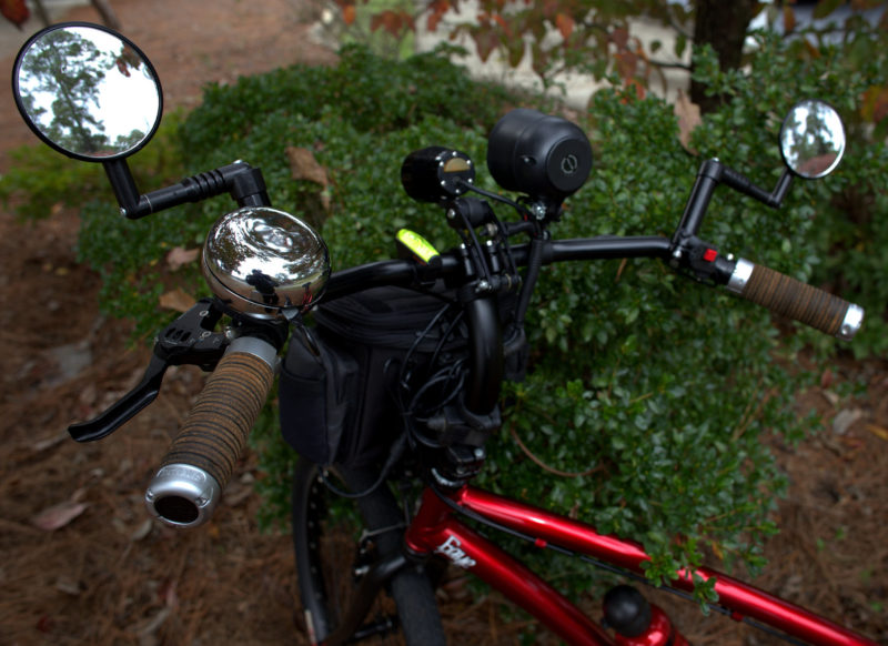 bike with mirror